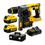 DeWALT DCH273P2 18V XR უნახშირო პერფორატორი SDS-Plus (2x 5.0Ah აკუმულატორით)