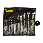 DEWALT DWMT19227-1 10-Piece Full Polish Metric Combination Wrench Set